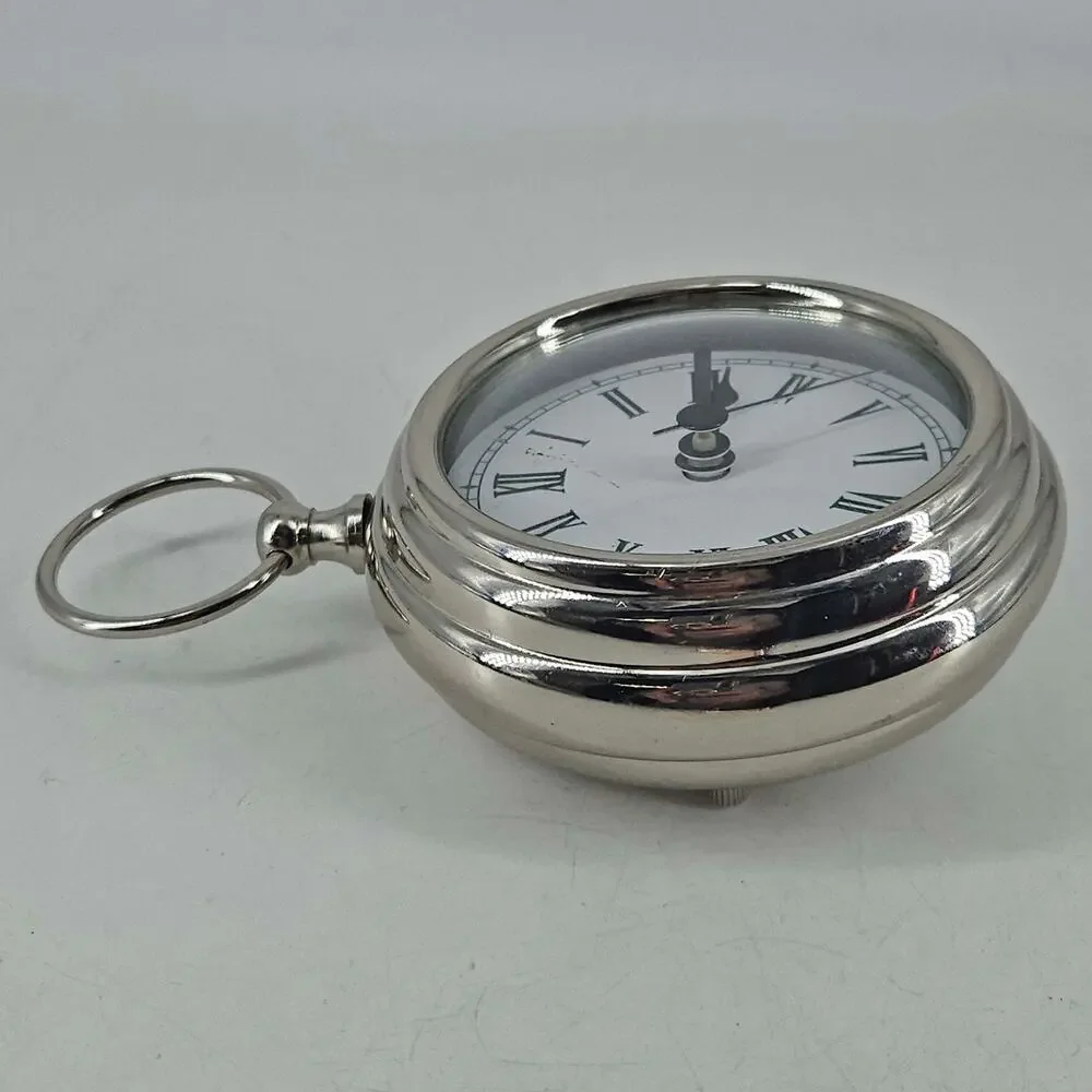 Pottery Barn Vintage pocket watch Style Desk hanging Clock decor